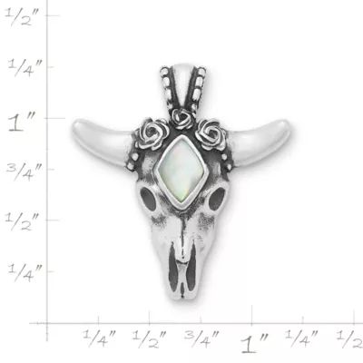 Desert Rose Gemstone Pendant in Sterling Silver - Image 6