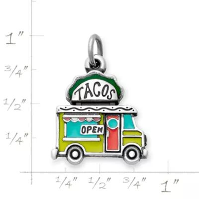 Enamel Taco Truck Charm in Sterling Silver - Image 5