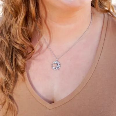 Desert Landscape Charm in Sterling Silver - Image 4