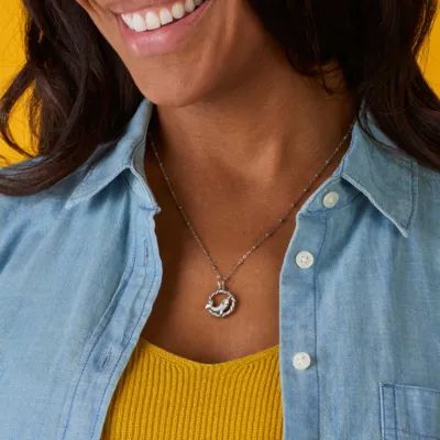 Happy Narwhal Charm in Sterling Silver - Image 4