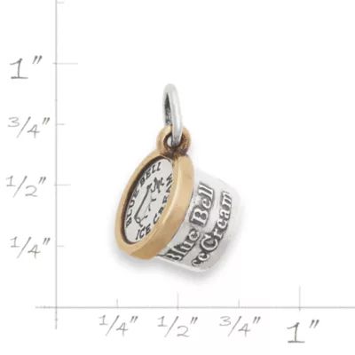 Blue Bell Ice Cream Charm in Sterling Silver and Bronze - Image 10