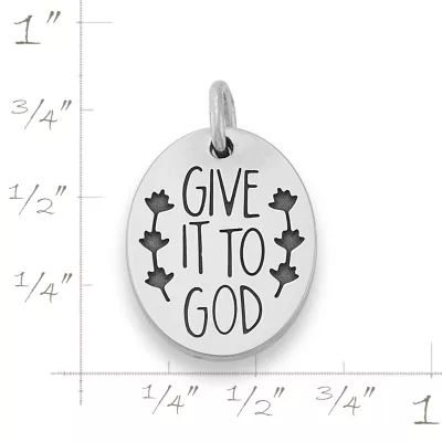 Give It To God Charm in Sterling Silver - Image 4