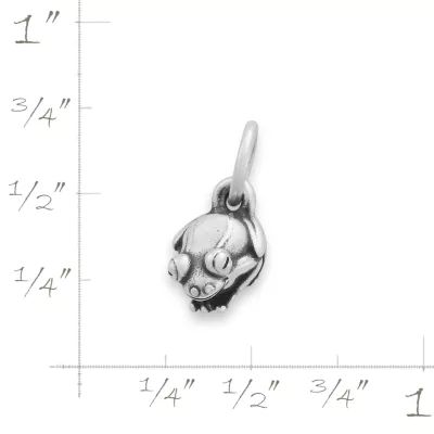 Tiny Frog Charm in Sterling Silver - Image 5
