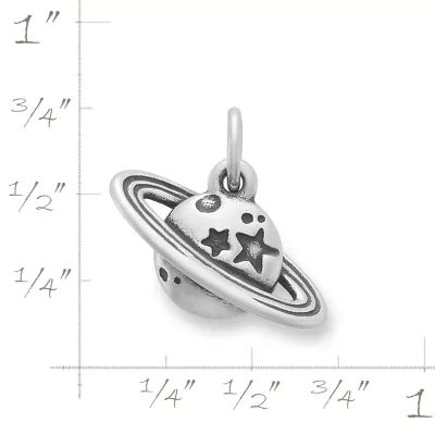 Twinkling Planet Charm in Sterling Silver - Image 6