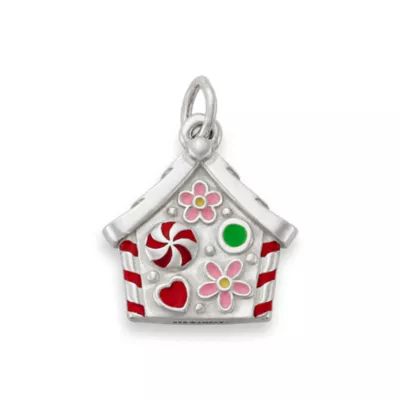 Enamel Gingerbread House Charm in Sterling Silver - Image 2