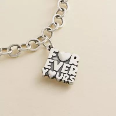 For "Ever" Yours Charm in Sterling Silver - Image 2