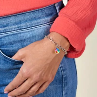 Enamel Colorful Lemon Twist Charm in Sterling Silver - Image 5