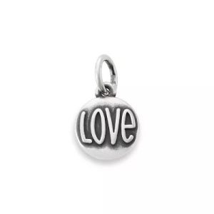 Love You Charm in Sterling Silver