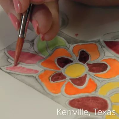 Enamel Texas Wildflower Charm in Sterling Silver - Image 7