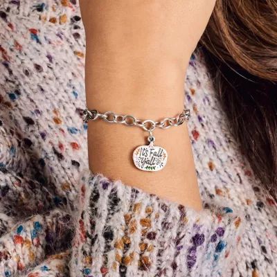 Enamel It's Fall Y'all Charm in Sterling Silver - Image 3