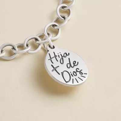 Hija de Dios Charm in Sterling Silver - Image 2