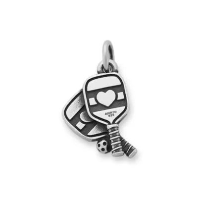 Pickleball Charm in Sterling Silver - Image 2