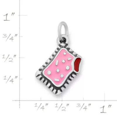 Enamel Frosted Toaster Pastry Charm in Sterling Silver - Image 5