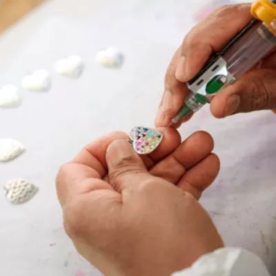 Full of Love Enamel Heart Charm in Sterling Silver - Image 4