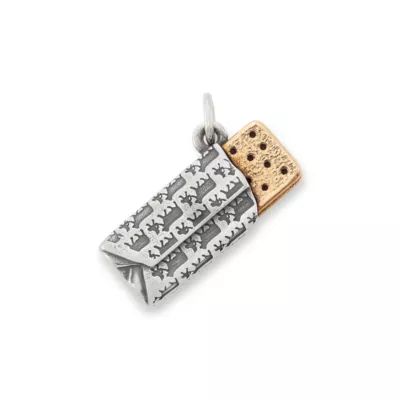Enamel Blue Bell Ice Cream Sandwich Charm in Sterling Silver and Bronze - Image 2