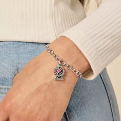 Enamel Ferris Wheel Charm in Sterling Silver - Image 4