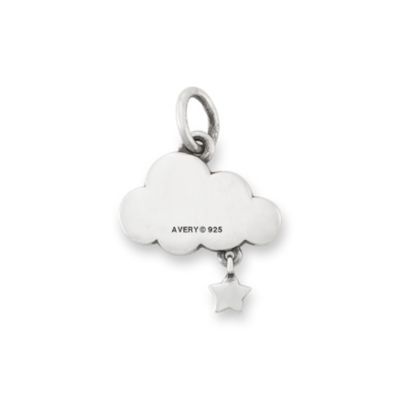 Cloud and Star Charm in Sterling Silver - Image 2