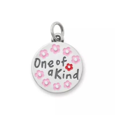 Enamel One of a Kind Charm in Sterling Silver