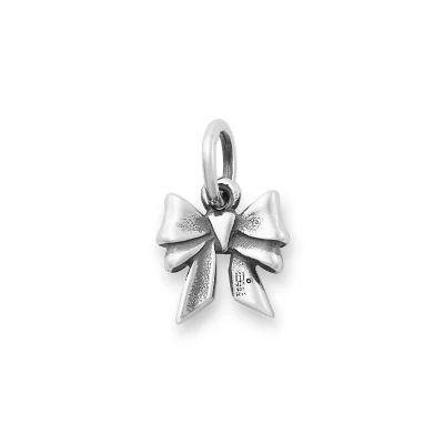 Tiny Bow Charm in Sterling Silver - Image 2