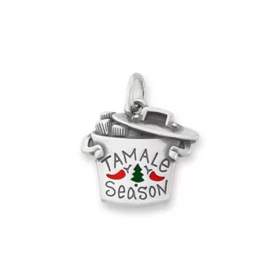 Enamel Tamale Season Charm in Sterling Silver