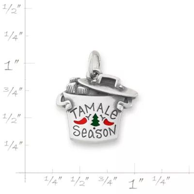 Enamel Tamale Season Charm in Sterling Silver - Image 4