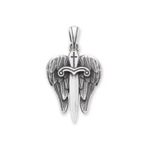 The Lord is My Strength Pendant in Sterling Silver