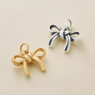 Bow Charm in Sterling Silver - Image 4
