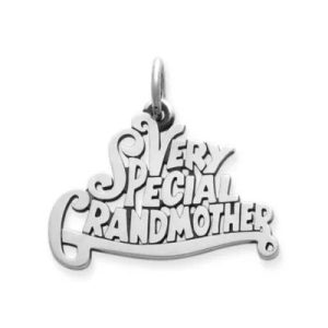 "Very Special Grandmother" Charm in Sterling Silver