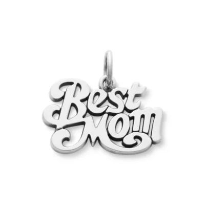 "Best Mom" Charm in Sterling Silver