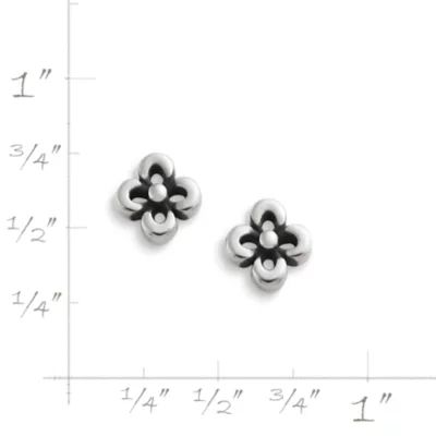Blossom Stud Earrings in Sterling Silver - Image 2