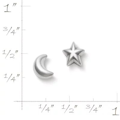 Starry Night Stud Earrings in Sterling Silver or 14K Yellow Gold - Image 3