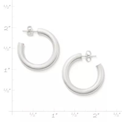 Fiesta Hoop Earrings in Sterling Silver or 14K Yellow Gold - Image 5