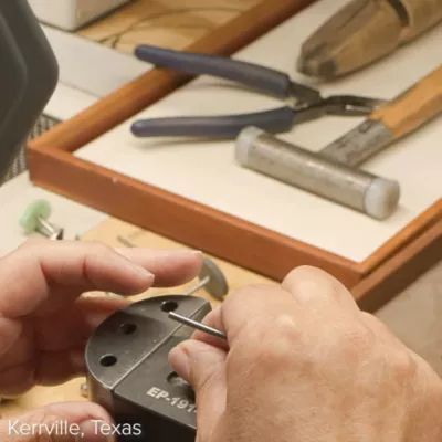 Heart Gemstone Stud Earrings in Sterling Silver - Image 7