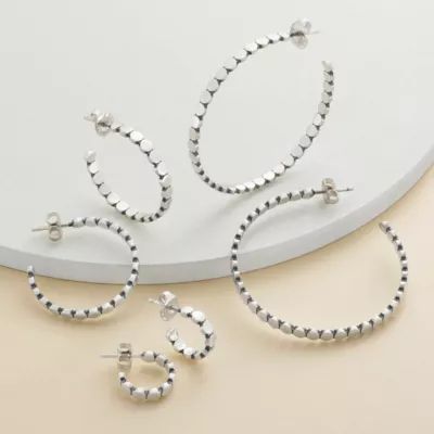 Confetti Hoops in 14K Yellow Gold - Image 3