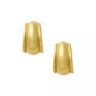 Christina French Clip Earrings in 14K Yellow Gold