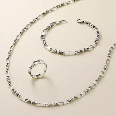 Fishers of Men Bracelet in Sterling Silver, 14K Yellow Gold, Stainless Steel, or Stainless Steel and 14K Yellow Gold - Image 3