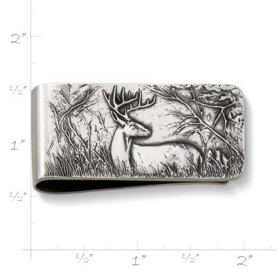 Deer Money Clip in Sterling Silver - Image 2