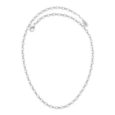 Medium Twist Charm Necklace in Sterling Silver - Image 2