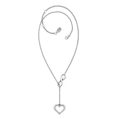 Infinite Love Necklace in Sterling Silver or 14K Yellow Gold - Image 2