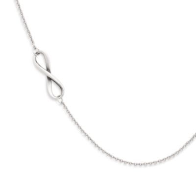 Petite Infinity Necklace in Sterling Silver