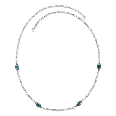 Enamel Cordoba Necklace in Sterling Silver - Image 2