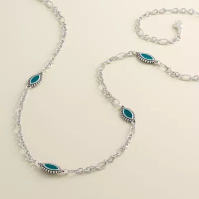 Enamel Cordoba Necklace in Sterling Silver - Image 3