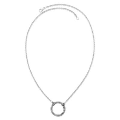 Beaded Changeable Charm Necklace in Sterling Silver - Image 3