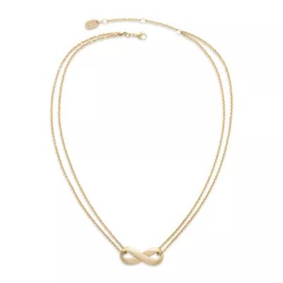 Infinity Necklace in 14K Yellow Gold - Image 2