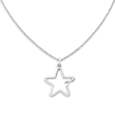Star Changeable Charm Necklace in Sterling Silver - Image 2