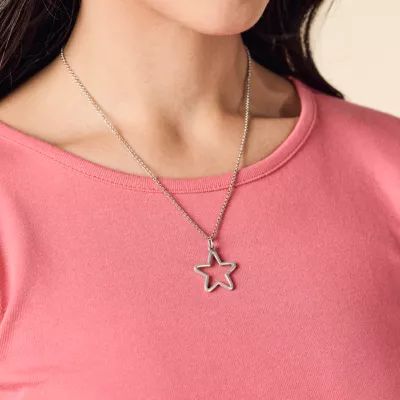 Star Changeable Charm Necklace in Sterling Silver - Image 5