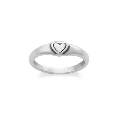 Child's Cherished Heart Ring in Sterling Silver