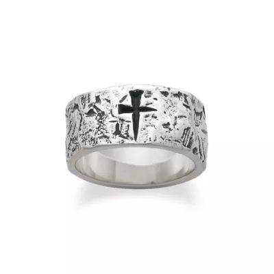 Mark of the Cross Ring in Sterling Silver
