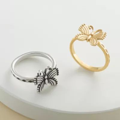 Festival Butterfly Ring in Sterling Silver - Image 4
