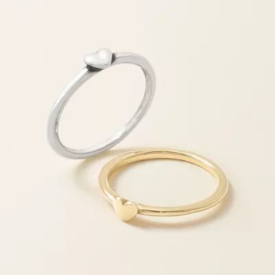 Pure Heart Ring in Sterling Silver or 14K Yellow Gold - Image 3